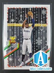 2021 Topps Holiday Kyle Lewis Metallic Snowflake Seattle Mariners #HW117